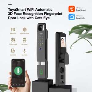 Tuya H20 Smart Lock Wifi 3D Face with Camera and LCD Screen
