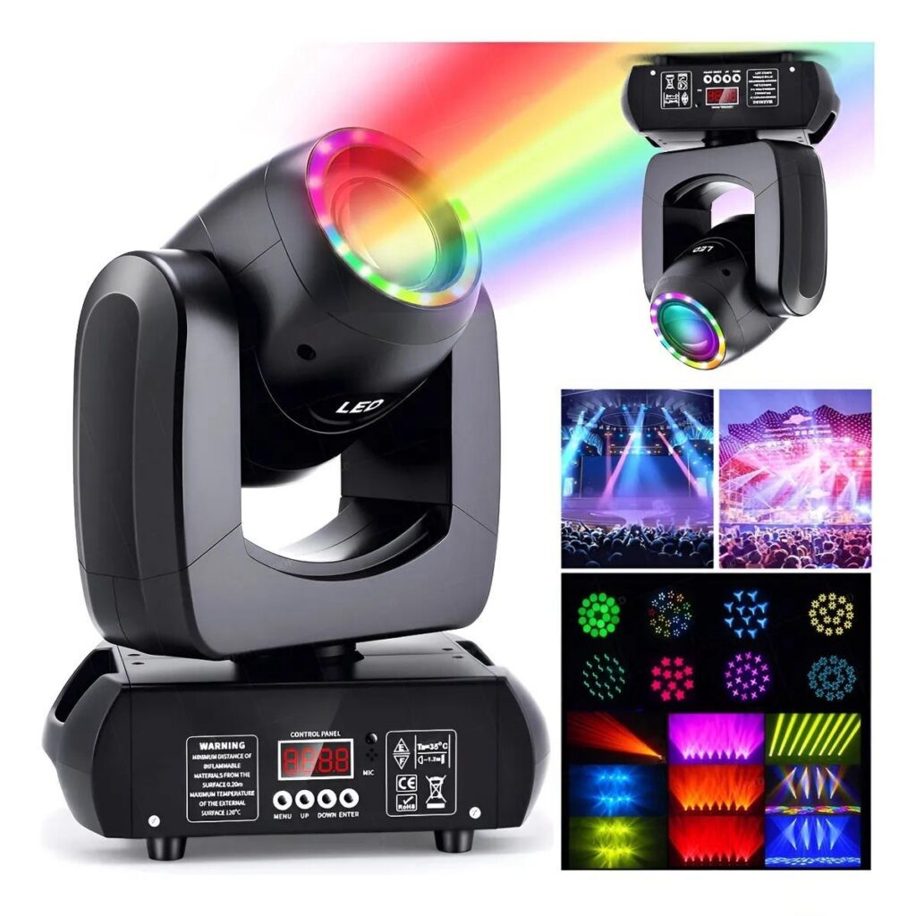 LED BEAM 100w RGBW Remote DMX Sound