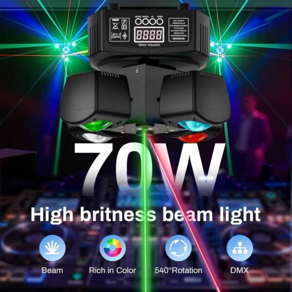 Multi Effect Light 4 Arm 70W